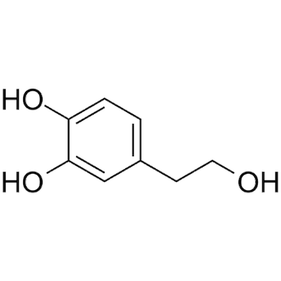 A hydroxytyrosol molecule